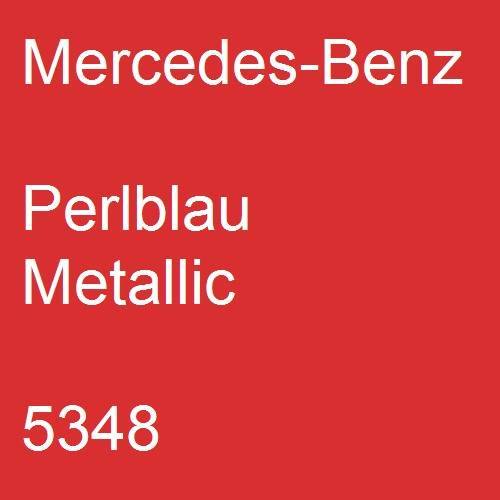 Mercedes-Benz, Perlblau Metallic, 5348.